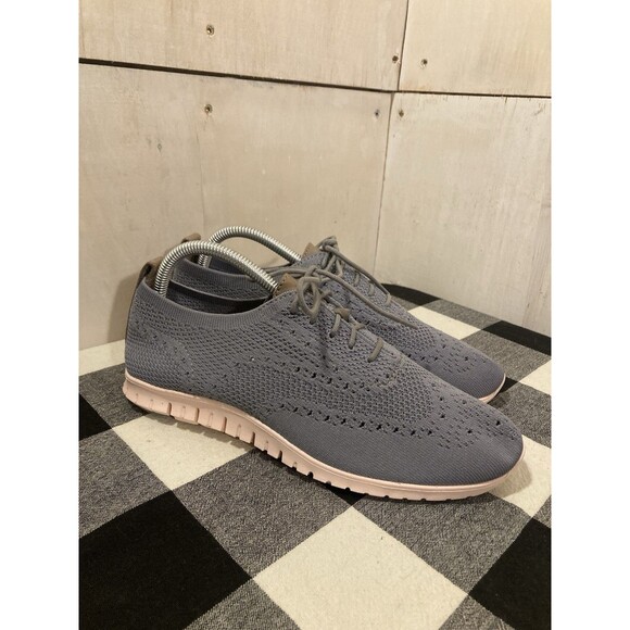 Cole Haan Zerogrand Oxford Stitchlite Shoes Womens Size 8.5B Gray Pink W06727 - Picture 1 of 5